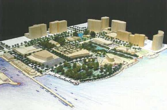 The city has yet to revisit its Cultural Park Master Plan, as depicted above in a 2007 rendering, but other organizations are working to create a vision for the bayfront property.