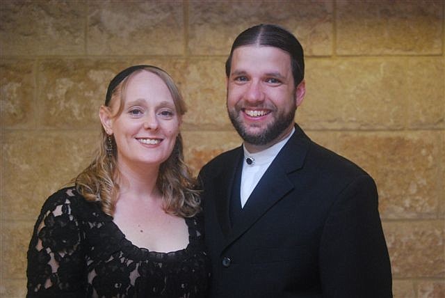 Rabbi Michael Werbow and his wife, Melissa