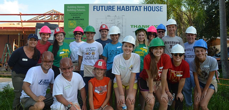 The early morning community service was the debutantes' "one-day service" project.