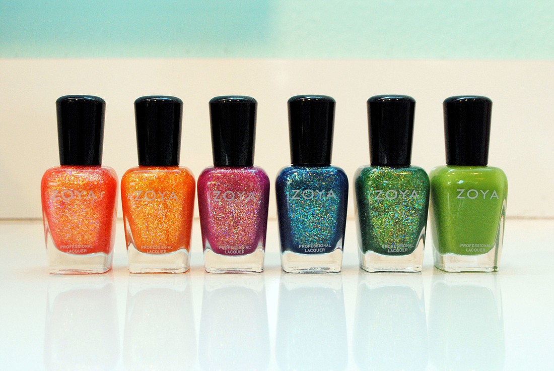 The most popular of Zoya's summer polish options at L. Spa are Jesy, Alma, Binx, Muse, Stasi and Tilda.