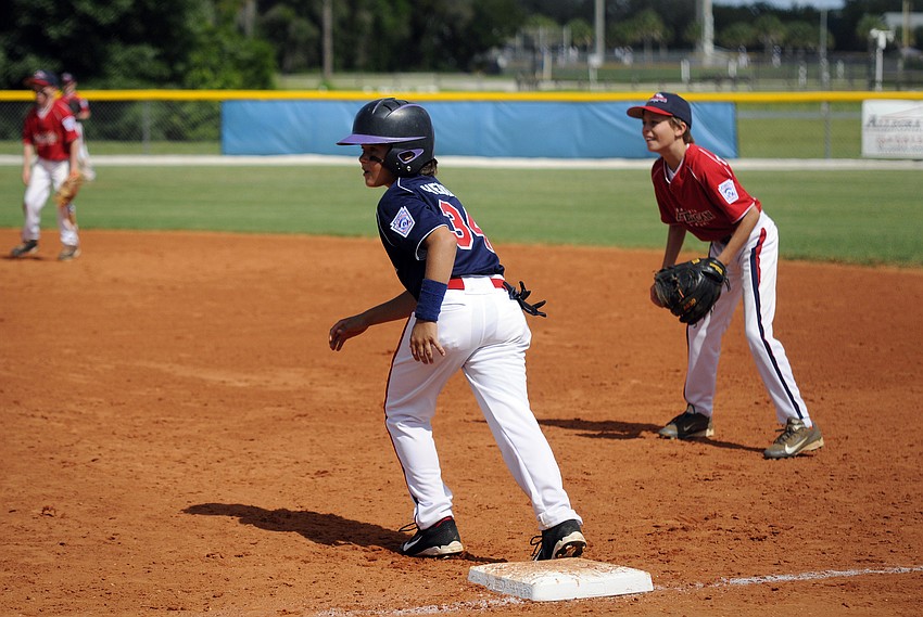 Sarasota National 9/10 All-Star Paddy Hebda notched a hit and a grand slam in the tournament opener.