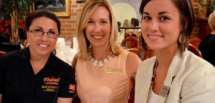 Debbie Shaffer, Wentzelâ€™s Heating & Air Conditioning, Sherri Mills, Michael Saunders & Company, and Kinsey Patel, Northwestern Mutual