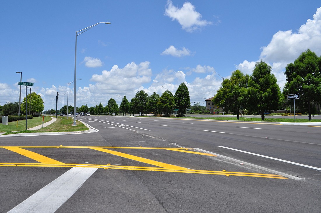 Pam Eubanks Contractor Better Roads Inc. completed the widening of State Road 64 from Carlton Arms Boulevard to Interstate 75 nearly a year behind schedule.