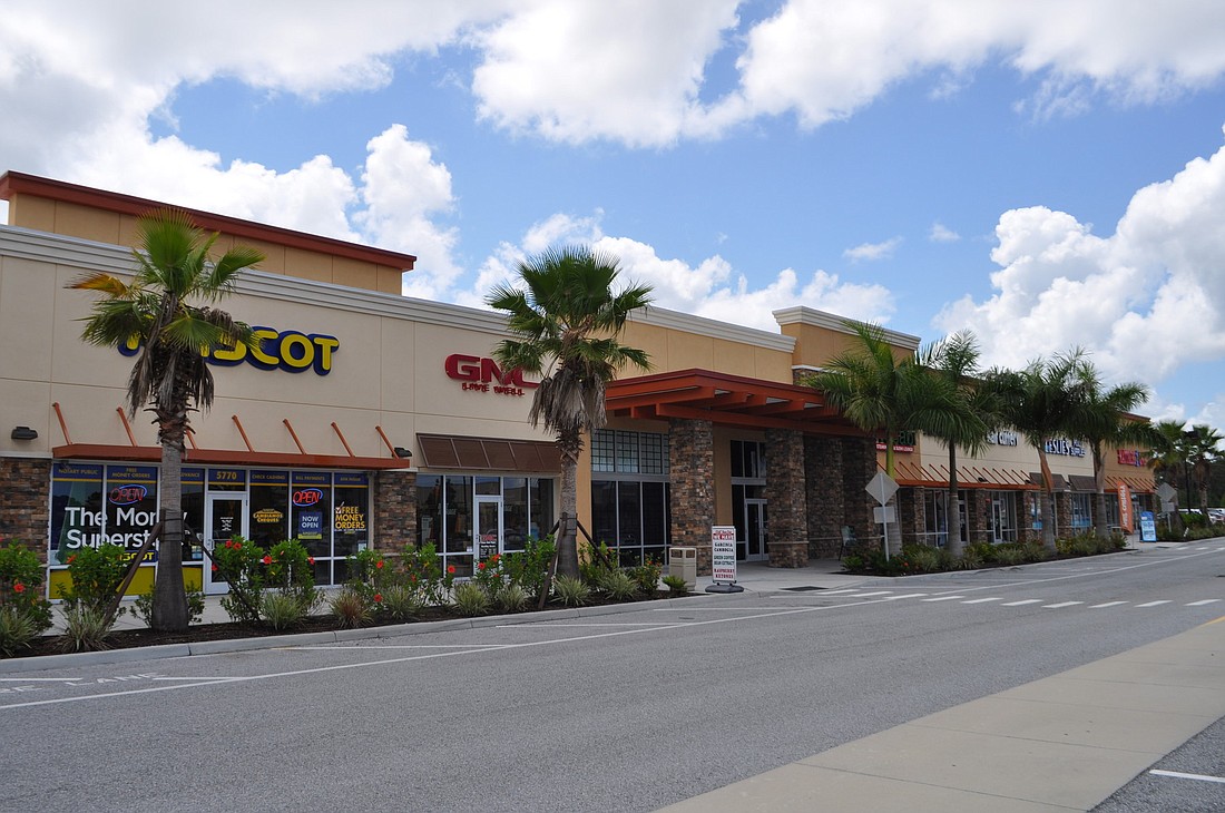 The purchased plazas are located at 5770 Ranch Lake Blvd., Bradenton. Photo by Pam Eubanks