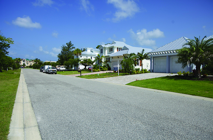 Construction on the mid-Key Triton Bend subdivision began last year. The neighborhood will offer 13 new single-family homes.