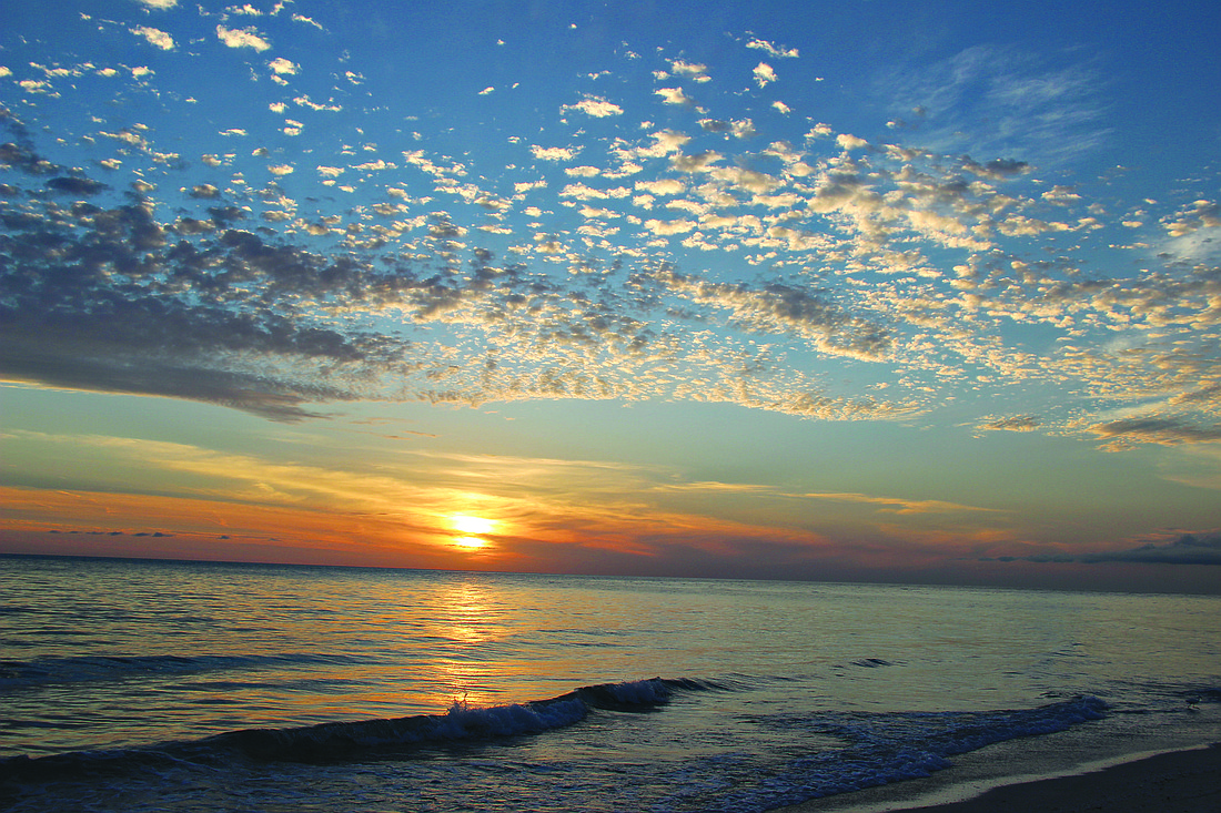 Elaine Parnell submitted this sunset photo, taken over Nokomis Beach.