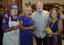 Event co-founder Spyder Broussard with his wife, Frances, and friends Dan and Melody Suzor