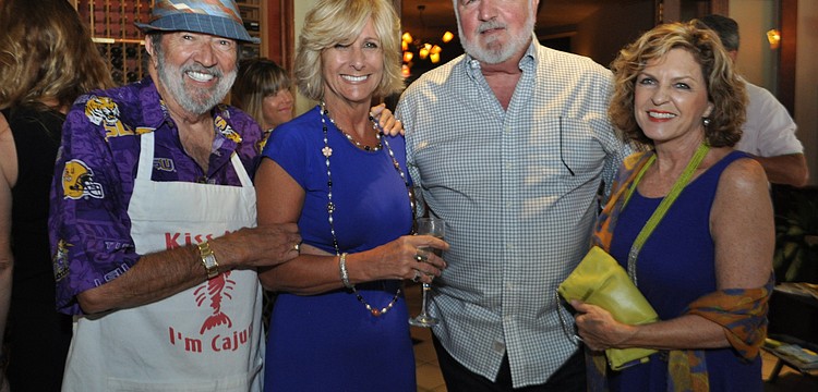 Event co-founder Spyder Broussard with his wife, Frances, and friends Dan and Melody Suzor