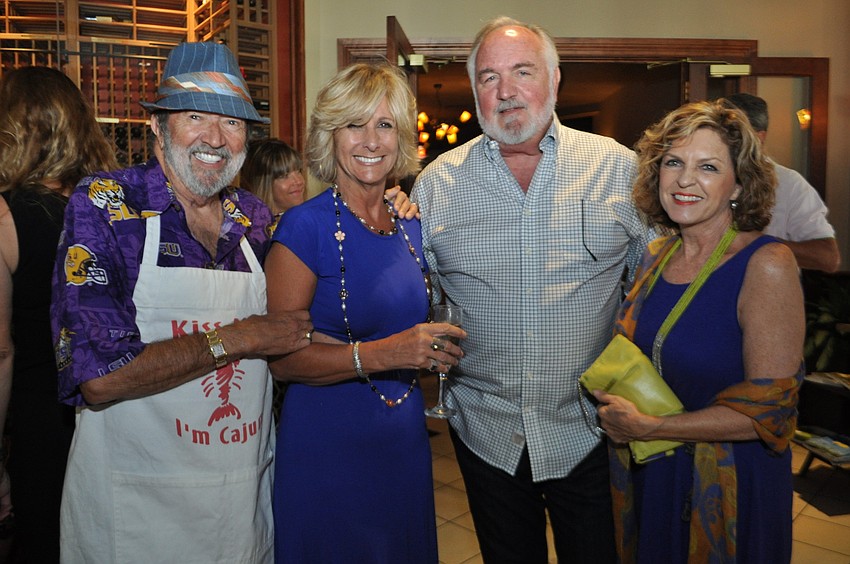 Event co-founder Spyder Broussard with his wife, Frances, and friends Dan and Melody Suzor