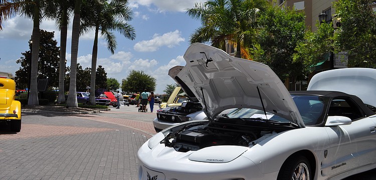 The public checked out a variety of classic cars.