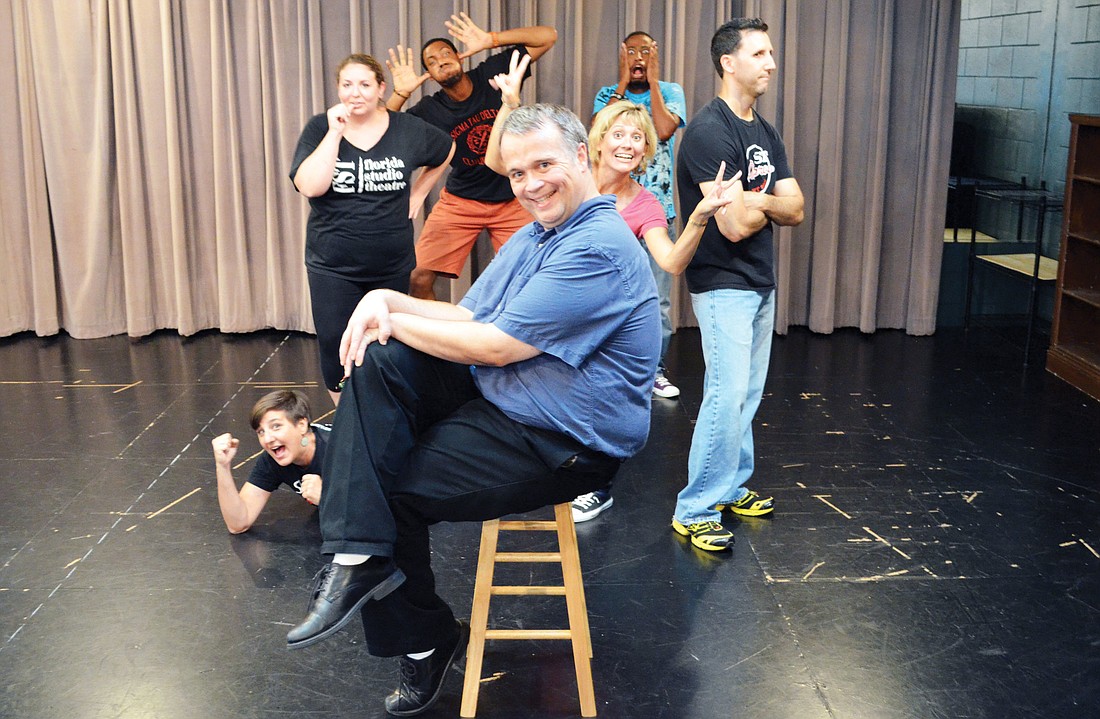 "Making your fellow players look good is the No. 1 rule in improv," Darryl Knapp says.