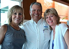 Diane King with Skip and Glenda Stanton