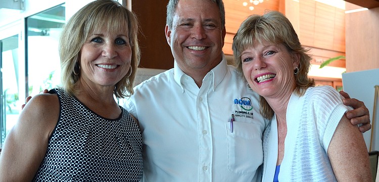 Diane King with Skip and Glenda Stanton