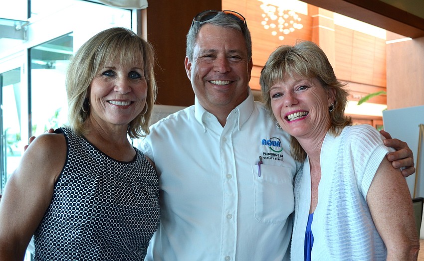 Diane King with Skip and Glenda Stanton
