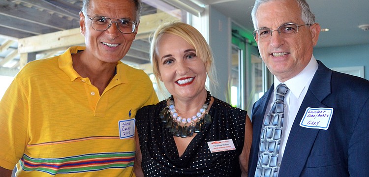 Steve Gianopolus, Design 2000, Penelope Mabrey, ServPro of Bradenton, and Gary Humphreys, Longboat Limo