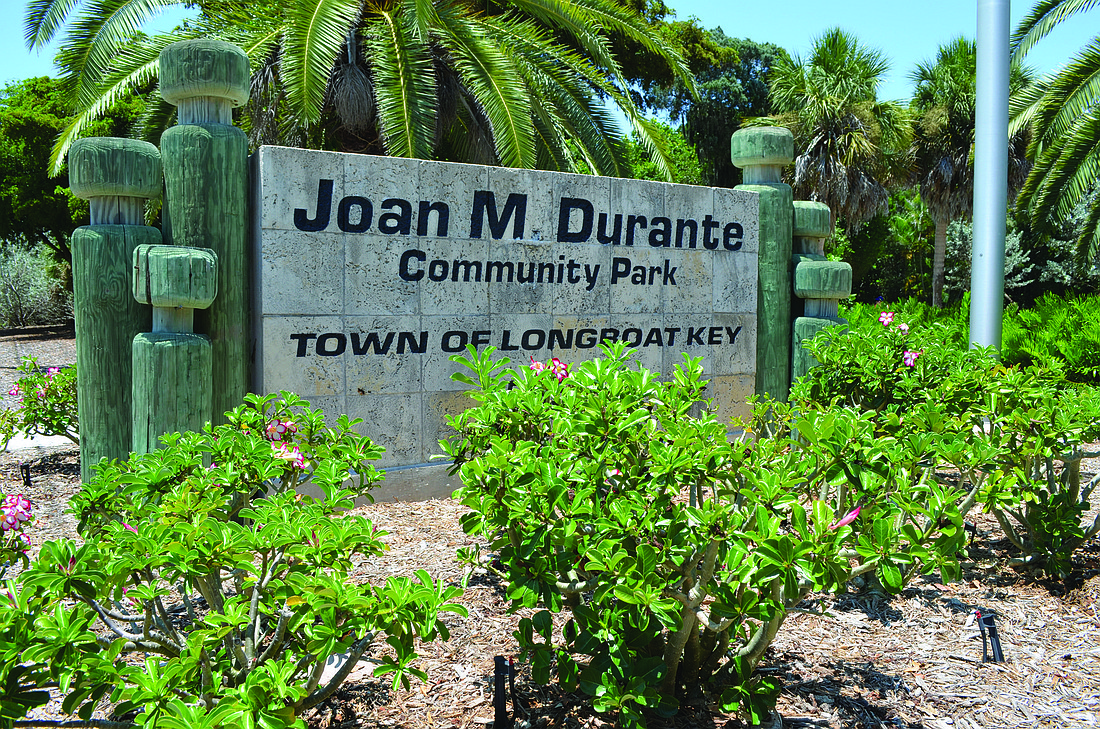 Joan Durante Park is located at 5550 Gulf of Mexico Drive. (File photo)