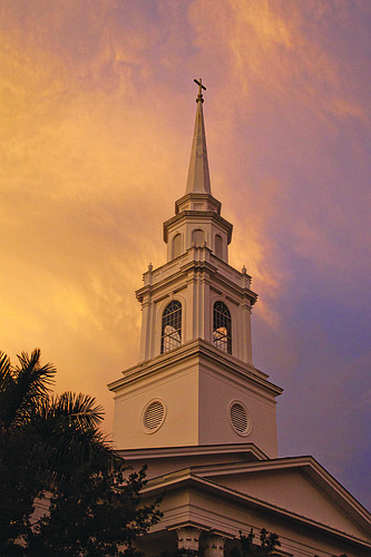 Mindy Towns submitted this photo of Sarasota Baptist Church, taken at sunset.