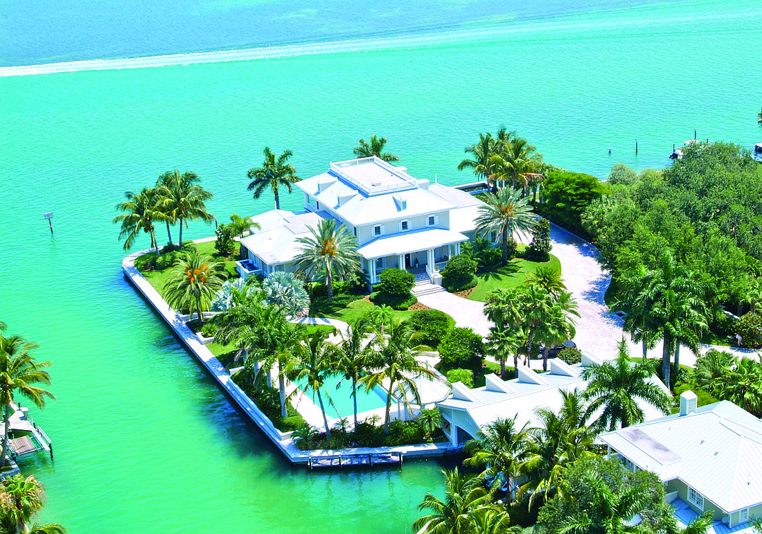 File photo "Snook Inn," a more than 6,000-square-foot home on the north end of Siesta Key, sold for $10 million in 2013.