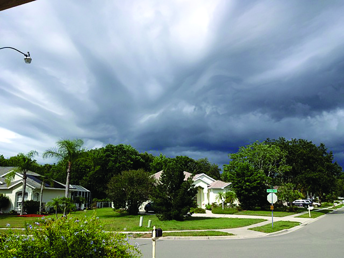 Kay DePaolo submitted this photo, taken in Lakewood Ranch, of an approaching thunderstorm.