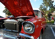 Participants of the Classic Car Show showcased models such as a '57 Chevrolet.
