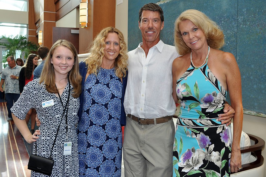Delainey and Debbie Dietz with Steve and Melanie Nielsen