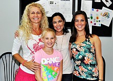 Roni and Emily Duthie, MaryElizabeth Ameal and Brooke Wasserman