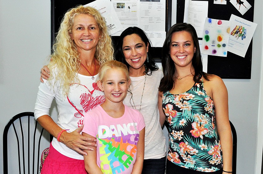 Roni and Emily Duthie, MaryElizabeth Ameal and Brooke Wasserman