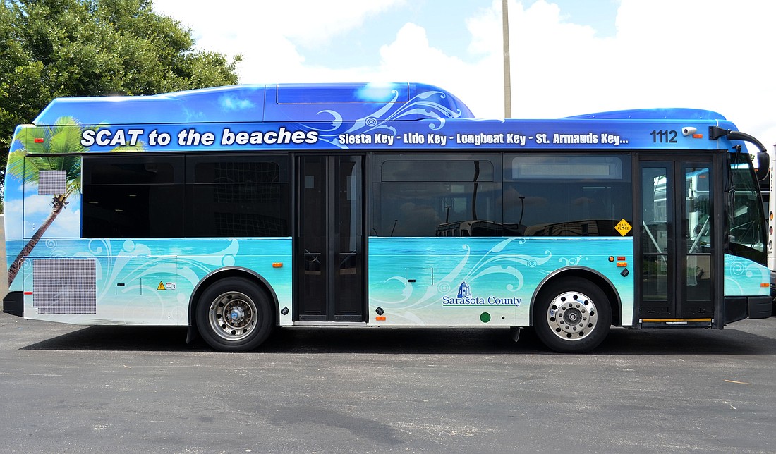 Sarasota County Area Transit is considering installing 15 shelters at bus stops throughout the county, including one at the stop in St. Armands Circle on John Ringling Boulevard and South Adams Drive.