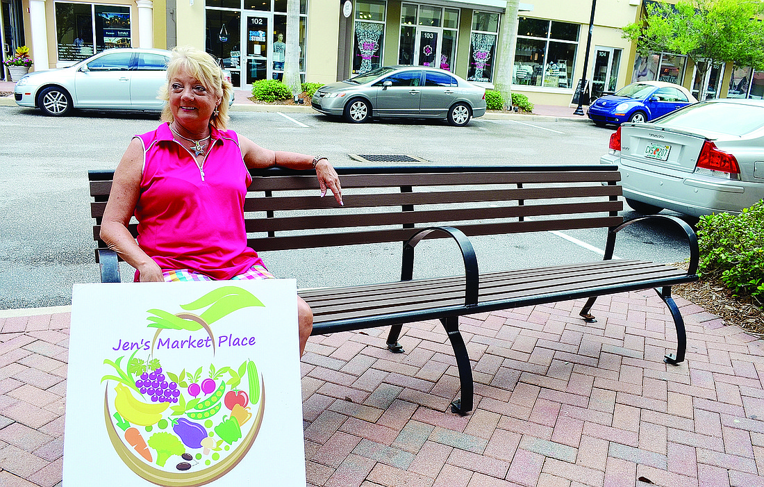 Jennifer McCafferty hopes her advertising and horticulture background will help make her farmers market at Lakewood Ranch Main Street a success. Photo by Pam Eubanks