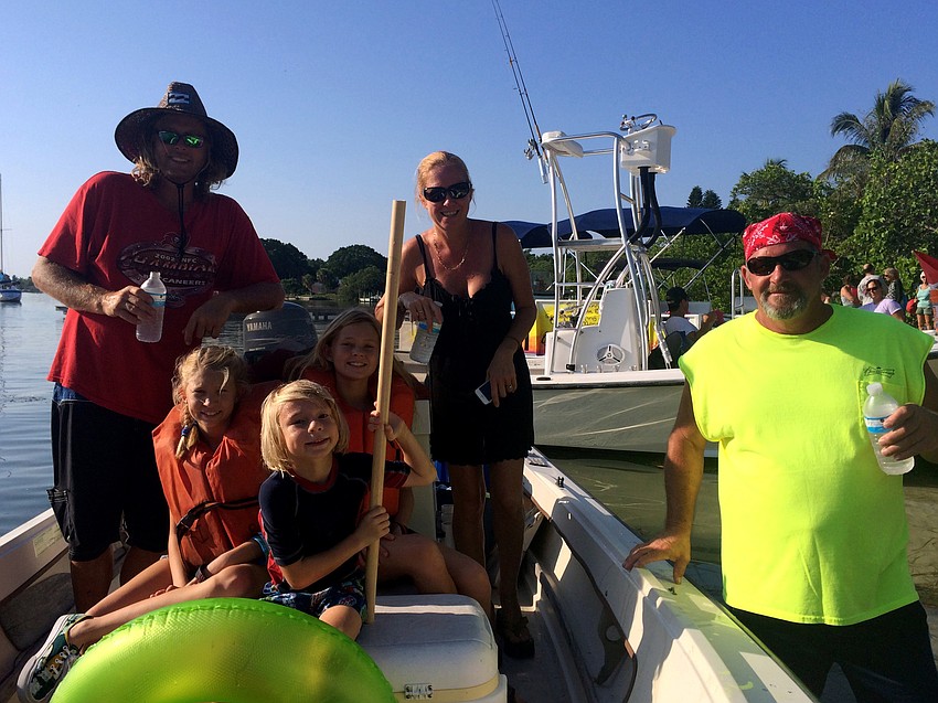 Rake, Emily, Ethan and Cheri Sackett, Avery Carnes and Lee Allen