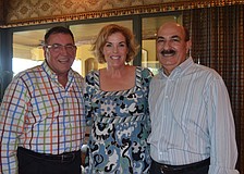 Lou Marrinaccio with Kimberly and Joe Miele