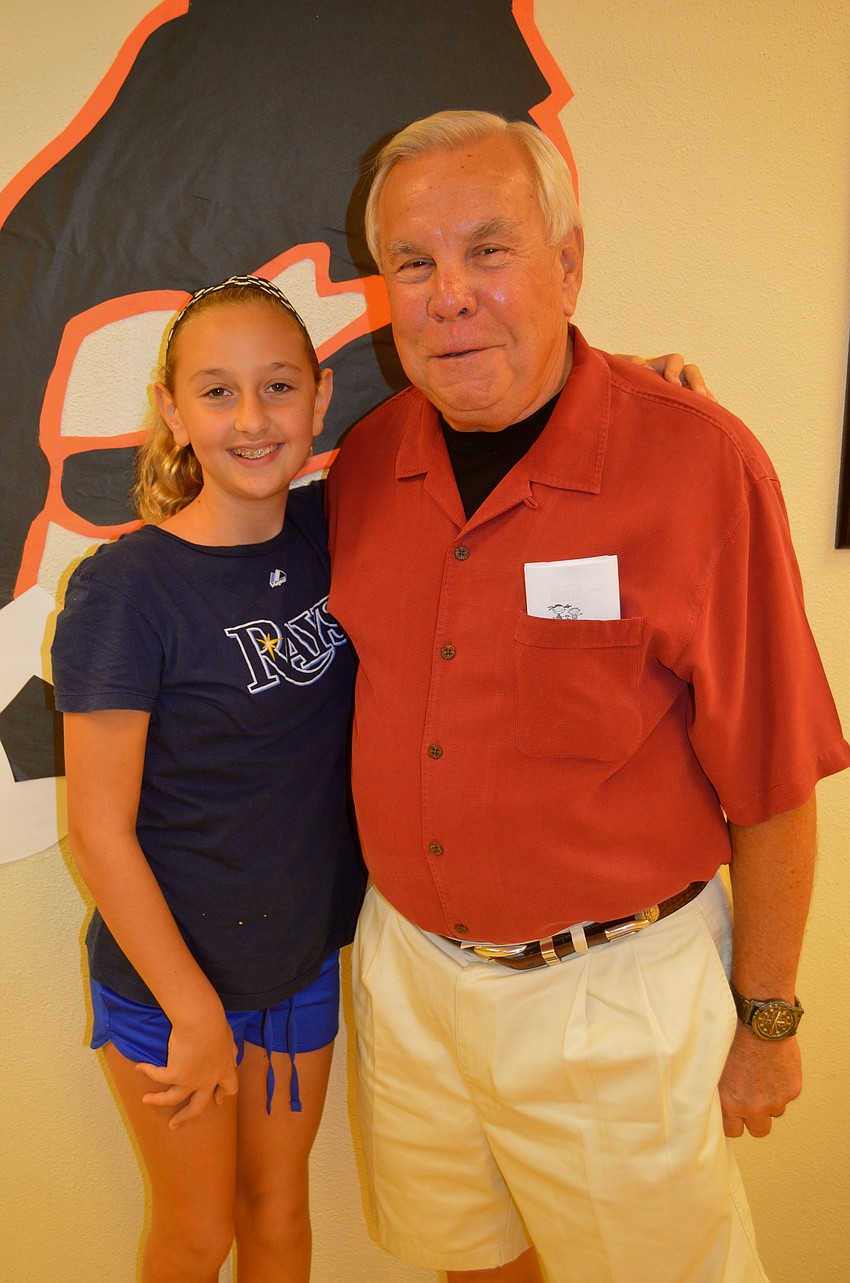 Abbey and Lee DeLosh tour the school's campus.