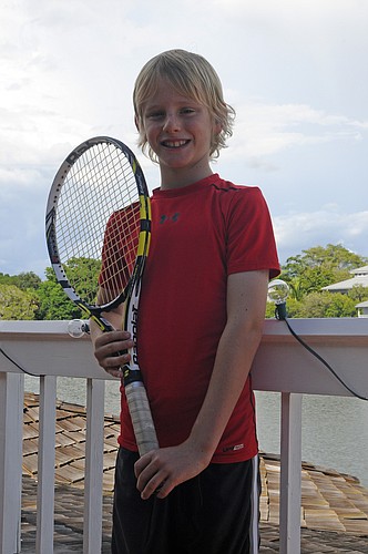 ODA fourth-grader James Gelvin looks up to tennis star Roger Federer. "His style is my kind of style," Gelvin says. "He hits the ball the way I dream of hitting the ball Ã¢â‚¬â€Ã‚Â smooth and not flat."