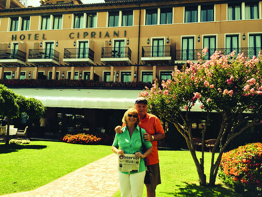 LA BELLA VITA. Pat and Ron Pantello celebrated Patâ€™s 60th birthday in style at Hotel Cipriani in Venezia, Italy.