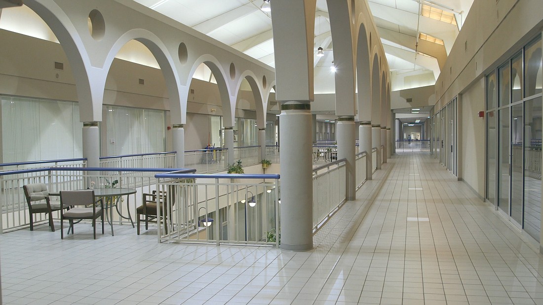 The shopping center next to Hollywood 20 was built to be an upscale mall in 1986. Photo by Colin Reid