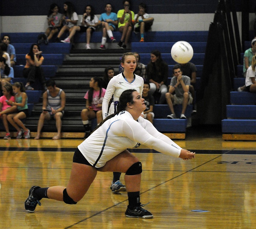 ODA senior Sam Emmons powered the Lady Thunder with 12 aces and four kills.