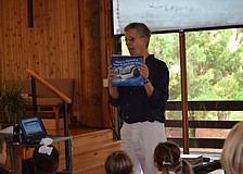 Local childrenâ€™s books author Howard Binkow presents his series on the adventures of his character Howard B. Wigglebottom.