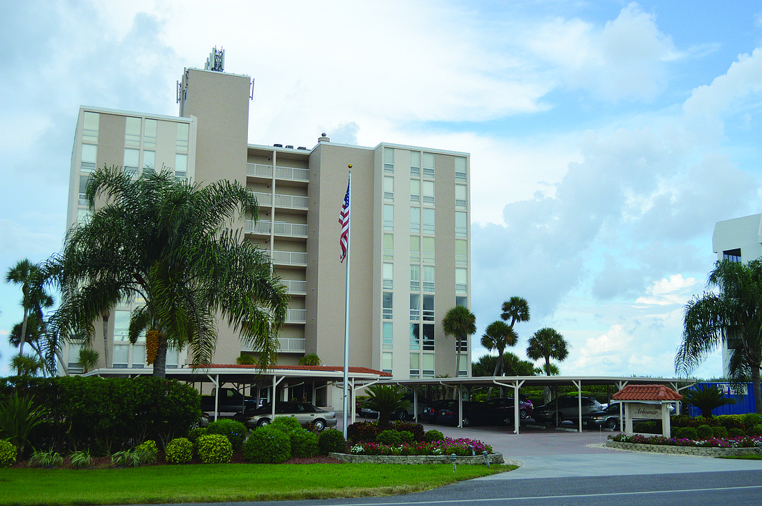 The 31-unit Arbomar condominium is located at 4485 Gulf of Mexico Drive. File photo
