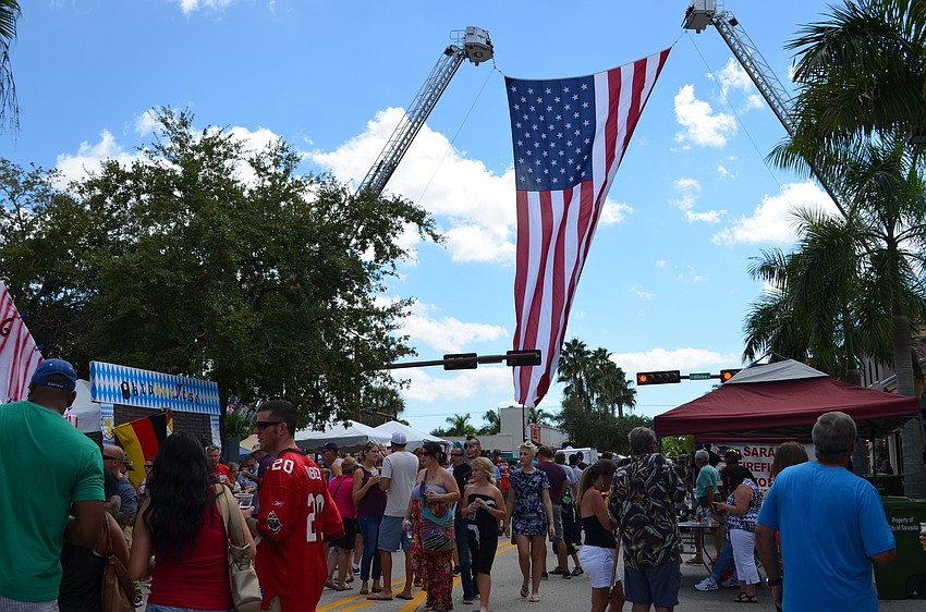 Part of Osprey Ave. was closed off Saturday for the 15th Annual Firehouse Chili Cook hosted by Mortonâ€™s Gourmet Market.