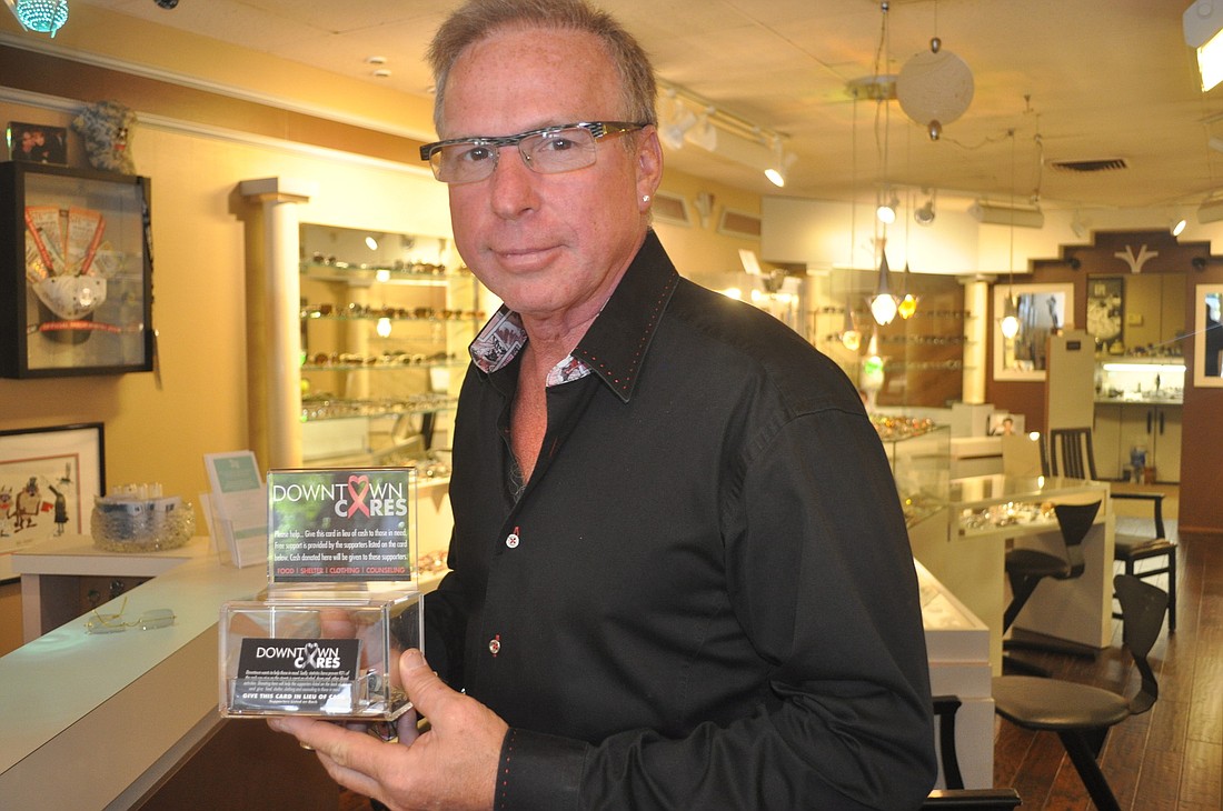 Ron Soto, president of the merchants group and owner of Soto's Optical. Photo by Jessica Salmond