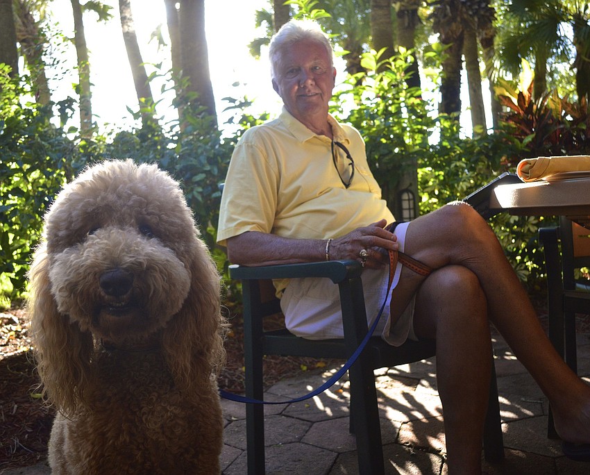 Bob Allen and his dog Bentley