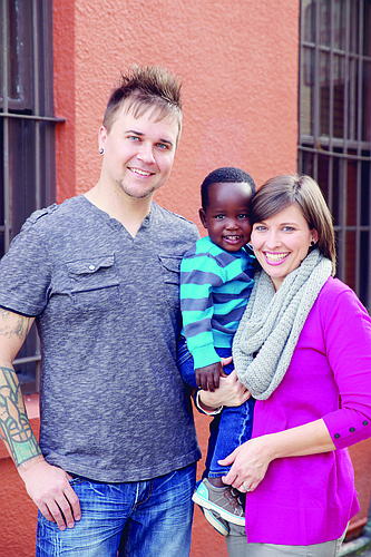 Luke and April Graham adopted their son, Mace from Uganda when he was about 10 months old.