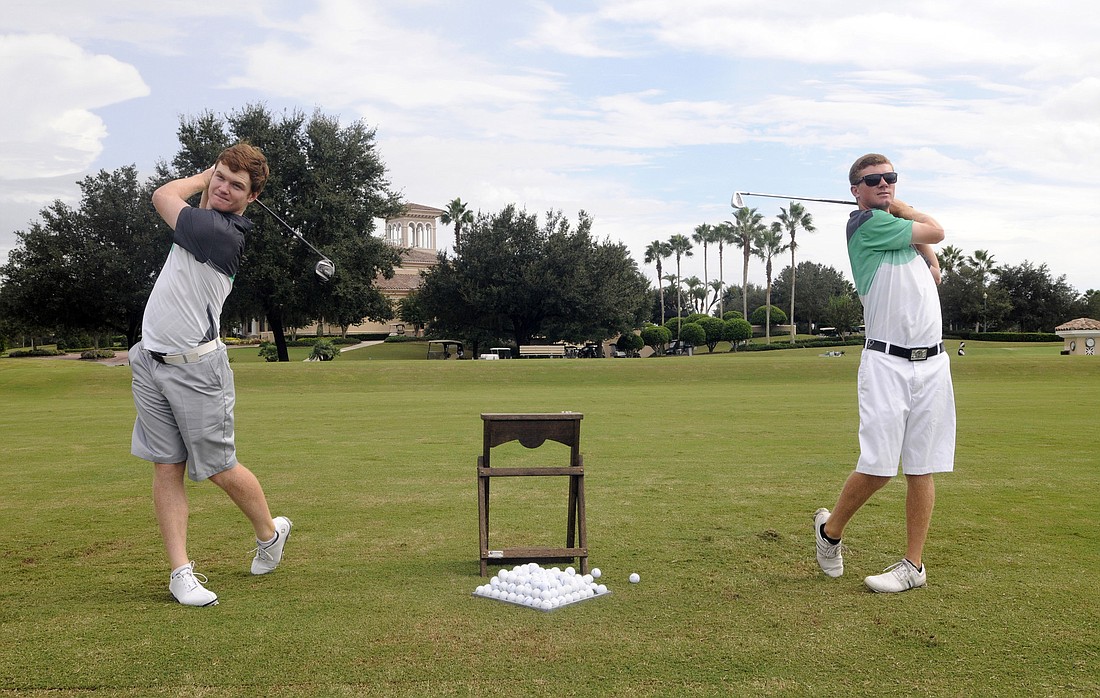 Lakewood Ranch High seniors Barry McDonnell and Spencer Schultz both took last season off to focus on their individual games. Photo by Jen Blanco