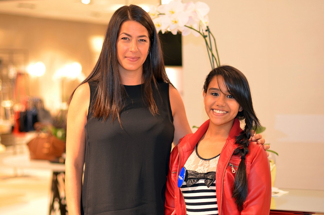 Rebecca Minkoff with Wish Kid Kareliz Rodriguez