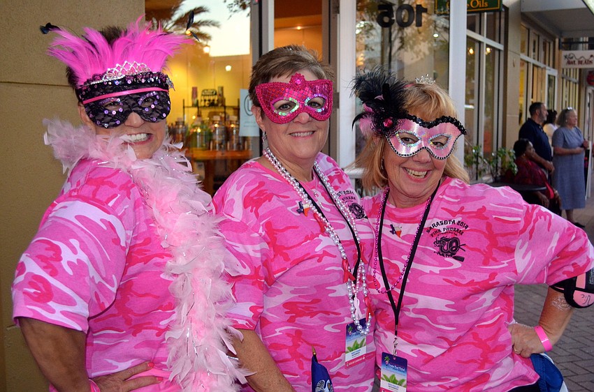 Yvonne Butcher, Nancy Duhon and Vicci Eaguillet traveled from Louisiana for the festival.