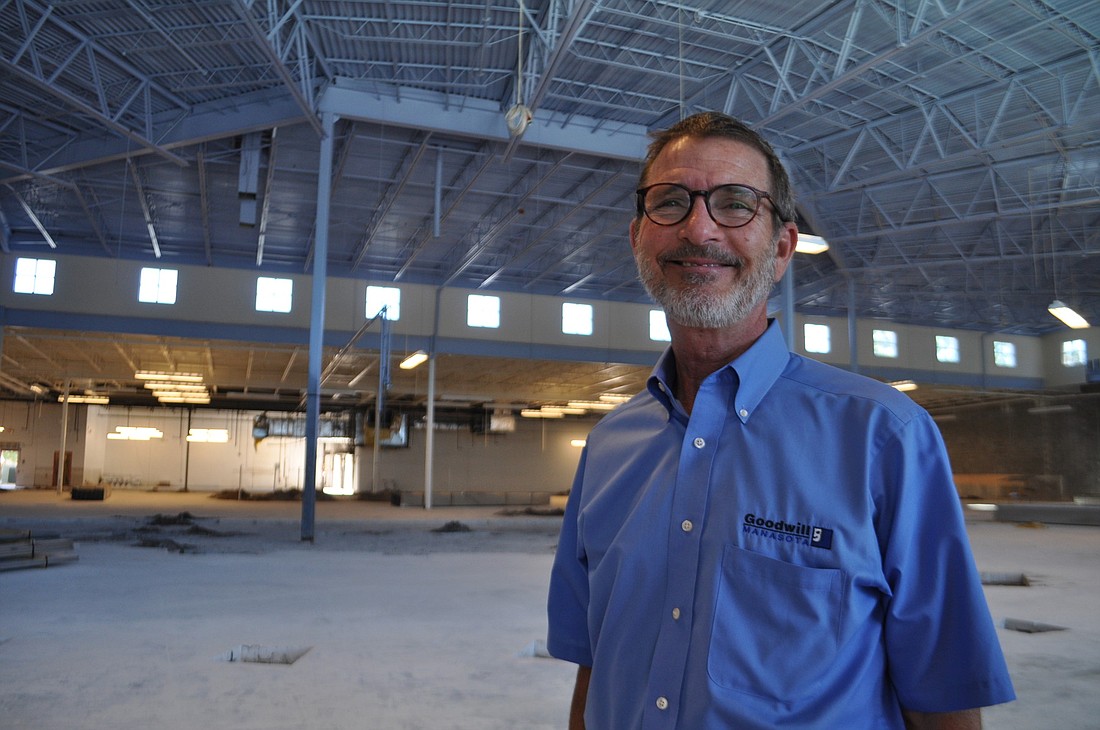 Manasota Goodwill President Bob Rosinsky  expects to open in the more than 40,000-square-foot space in Ranch Lake Plaza in March.