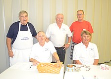 Joe Zambino, Ken Simpson, President Dave Carter, Don Prola and Jim McGuire
