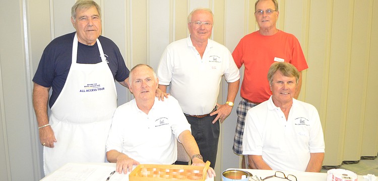 Joe Zambino, Ken Simpson, President Dave Carter, Don Prola and Jim McGuire