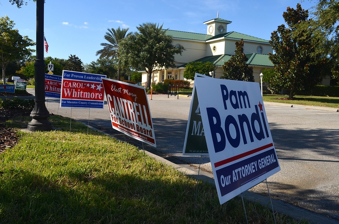 Polling locations, such as Lakewood Ranch Town Hall, will be open from 7 a.m. to 7 p.m. Nov. 4, for the general election.