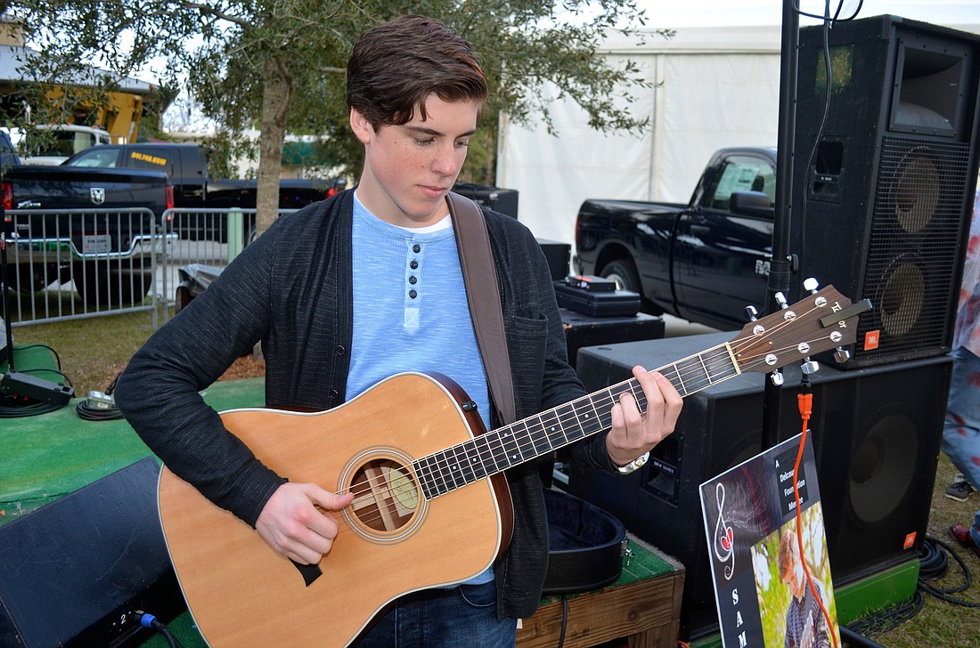Sam Woolf performs locally. File photo.